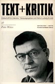 Text+Kritik 37, Peter Weiss
