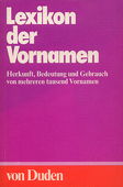Duden, Lexikon der Vornamen