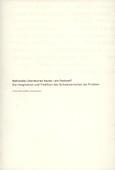 Nationale Literaturen heute, ein Fantom?