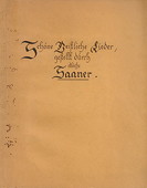Schoene Geistliche Lieder, gestellt durch etliche Saaner
