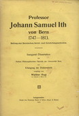 Hugi, Professor Johann Samuel Ith
