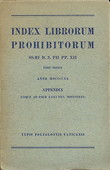 Index, librorum prohibitorum 1940