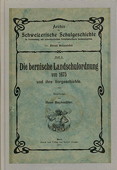 Buchmueller, Die bernische Landschulordnung