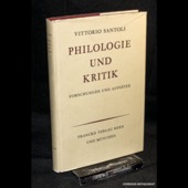 Santoli, Philologie und Kritik