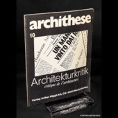 archithese 10, Architekturkritik