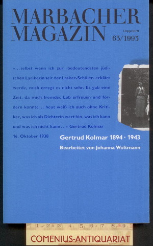  Woltmann .:. Gertrud Kolmar 