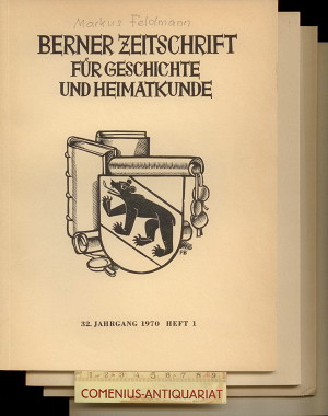  Berner Zeitschrift  .:. 1970 