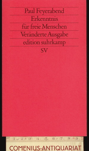  Feyerabend .:. Erkenntnis fuer freie Menschen 