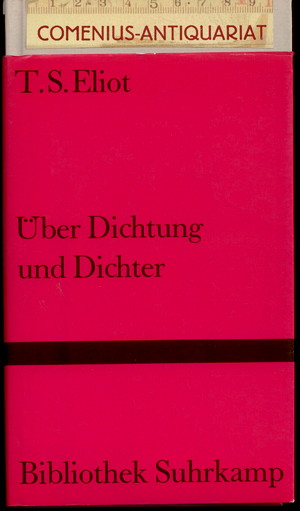  Eliot .:. Ueber Dichtung und Dichter 