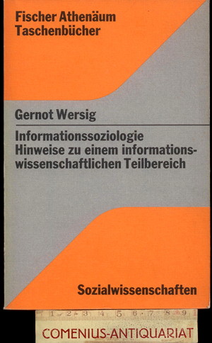  Wersig .:. Informationssoziologie 