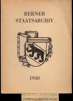  Berner .:. Staatsarchiv 1940 