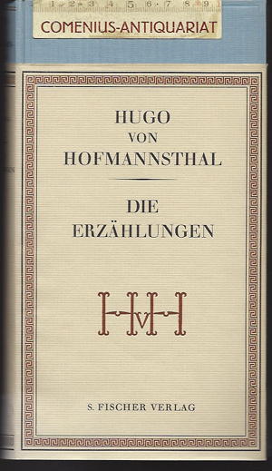  Hofmannsthal .:. Die Erzaehlungen 