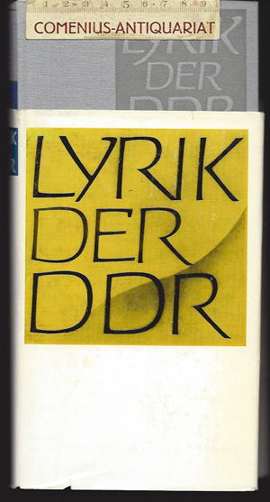  Berger / Deicke .:. Lyrik der DDR 