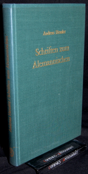  Heusler .:. Schriften zum Alemannischen 